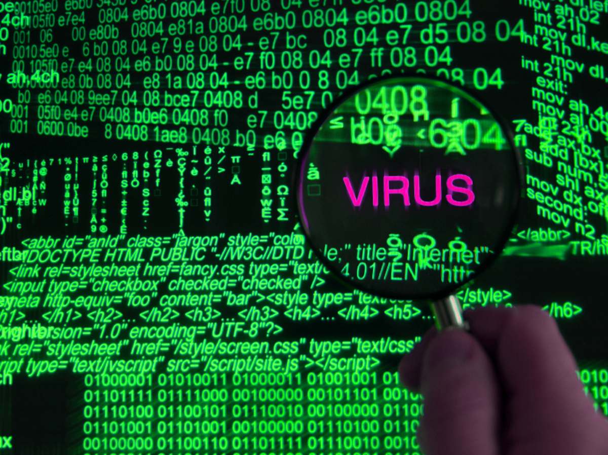 Computer Virus Illustration